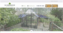 Desktop Screenshot of bcgreenhouses.com